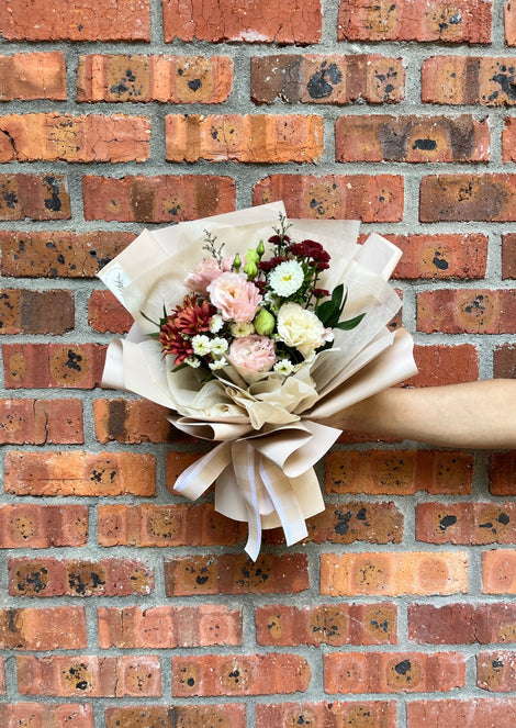 Chrysanthèmes Pom Pom et Eustoma